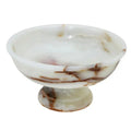 Light Green Onyx Pedestal Bowl