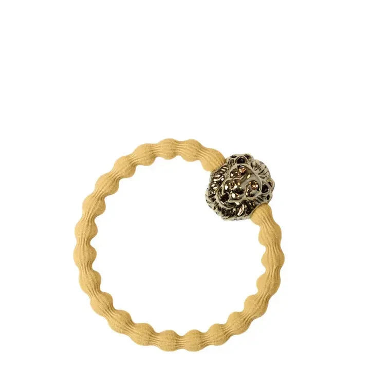 Gold Lion Hair Tie Mustard Yellow