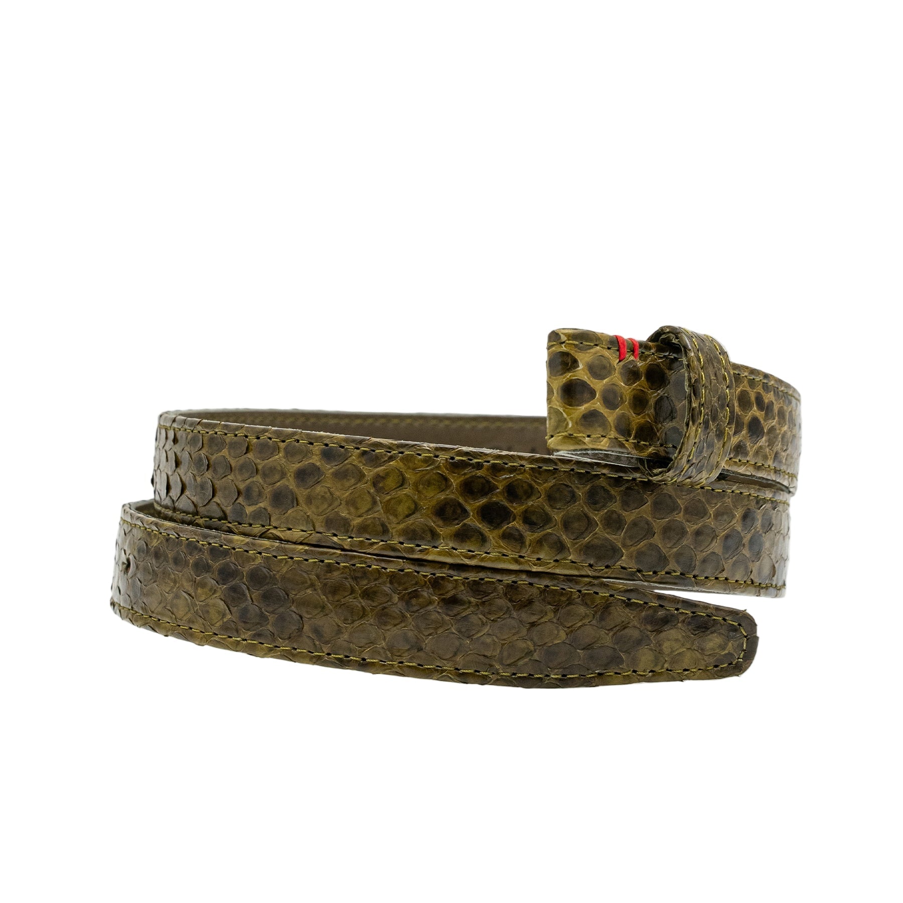 Python Baby Belt Dark Khaki