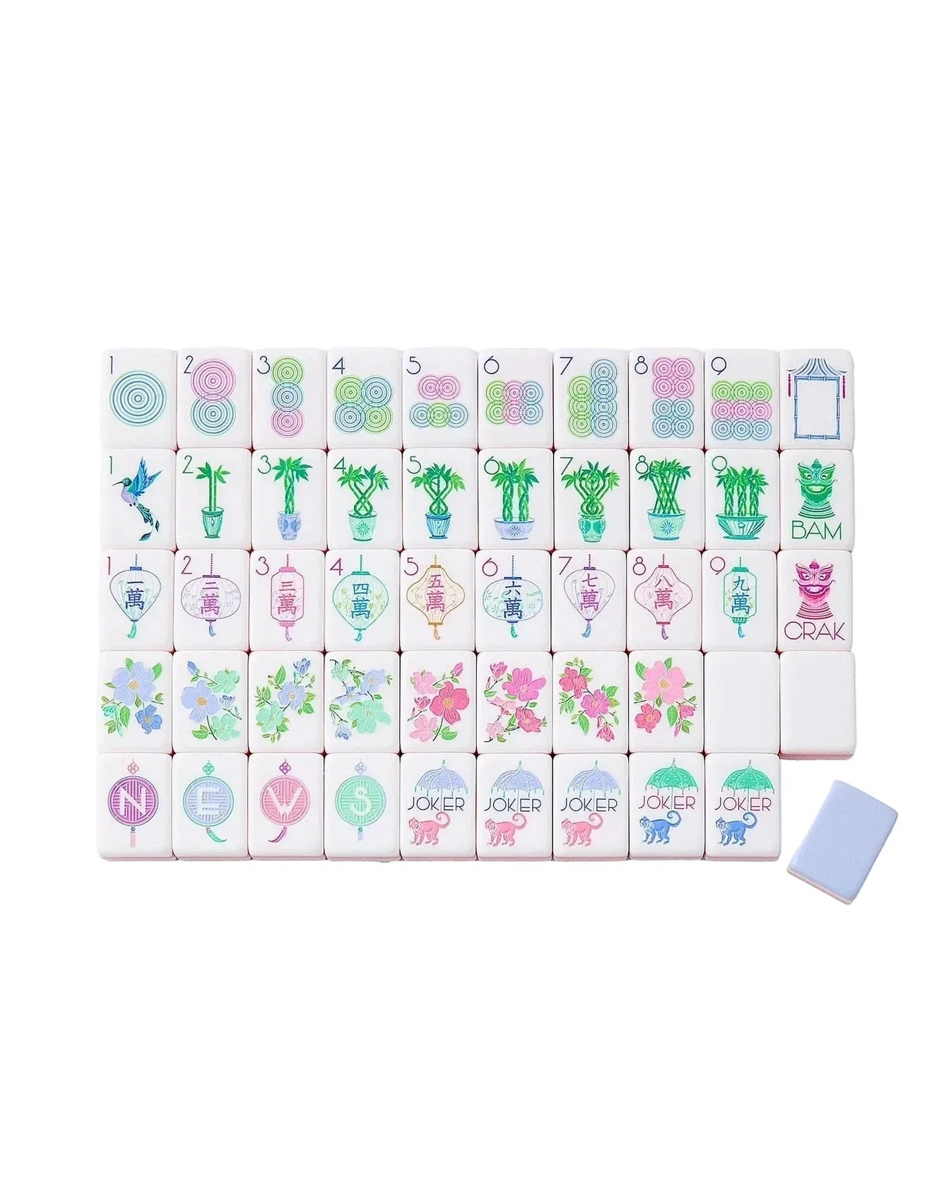 Luminaire Mahjong Tiles