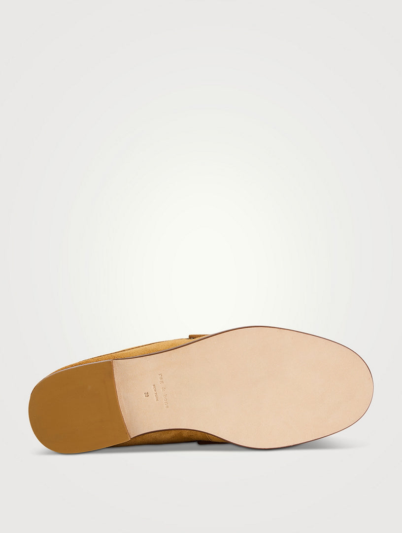 Carter Mule Suede Shearling Caramel