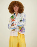 Isabel Printed Shirt Magic Ocean