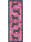 Ocelot Silk Scarf Fuchsia