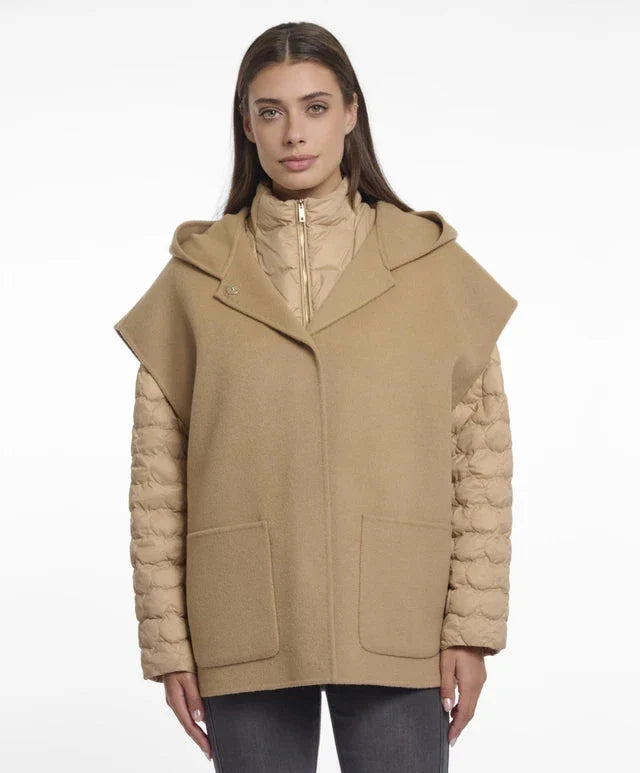 Helen Cape Jacket Camel