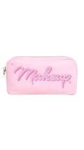 Makeup Embroidered Small Pouch Flamingo