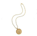 Lucky Original Pendant Coin 18" Drawn Link