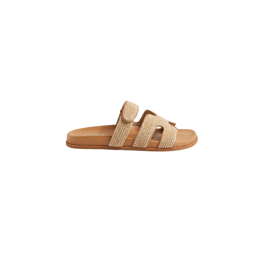 Hayzlen Natural Camel Woven Leather
