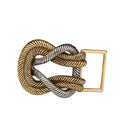 Mixed Knot Buckle Silver/Gold