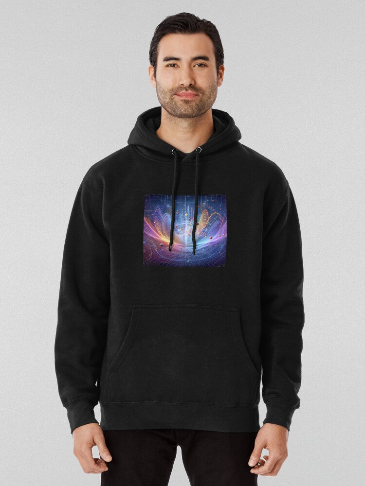 Maxwell's Equations V2 Physics Hoodie - Electromagnetism Art Black