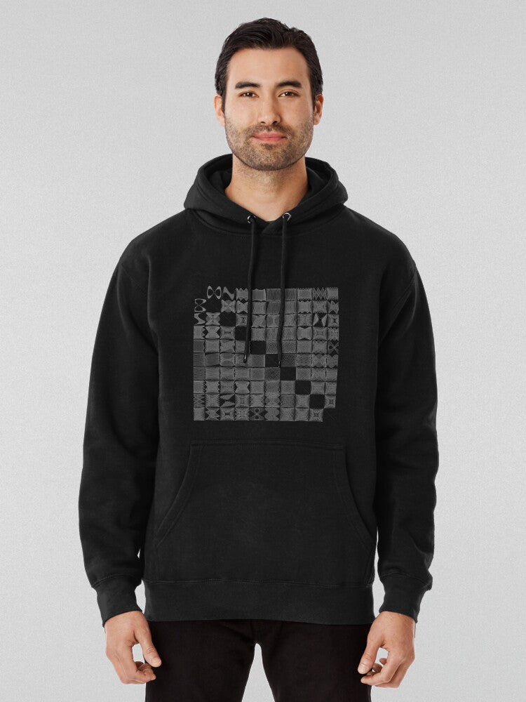 Lissajous XXVIII Geometry Hoodie - Intricate Mathematical Pattern Royal Heather