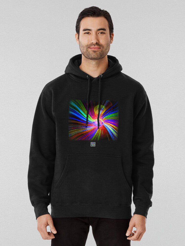 Super Photon Physics Hoodie - Optical Science Graphic Apparel Black