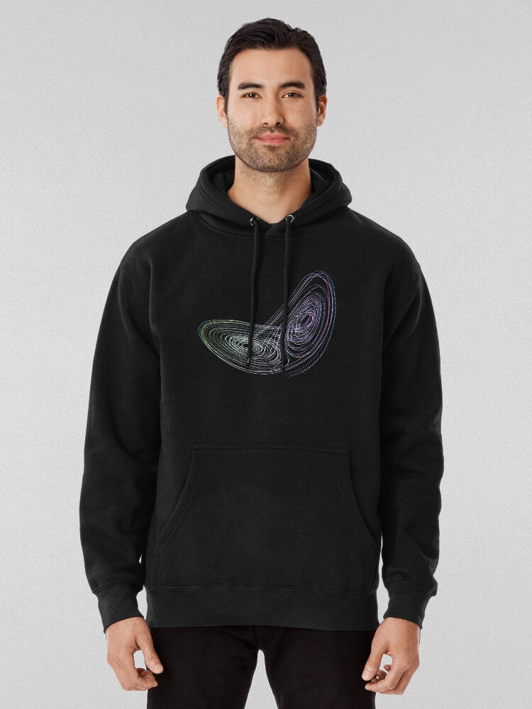 Butterfly Effect Chaos Theory Hoodie - Complex Systems Science Black