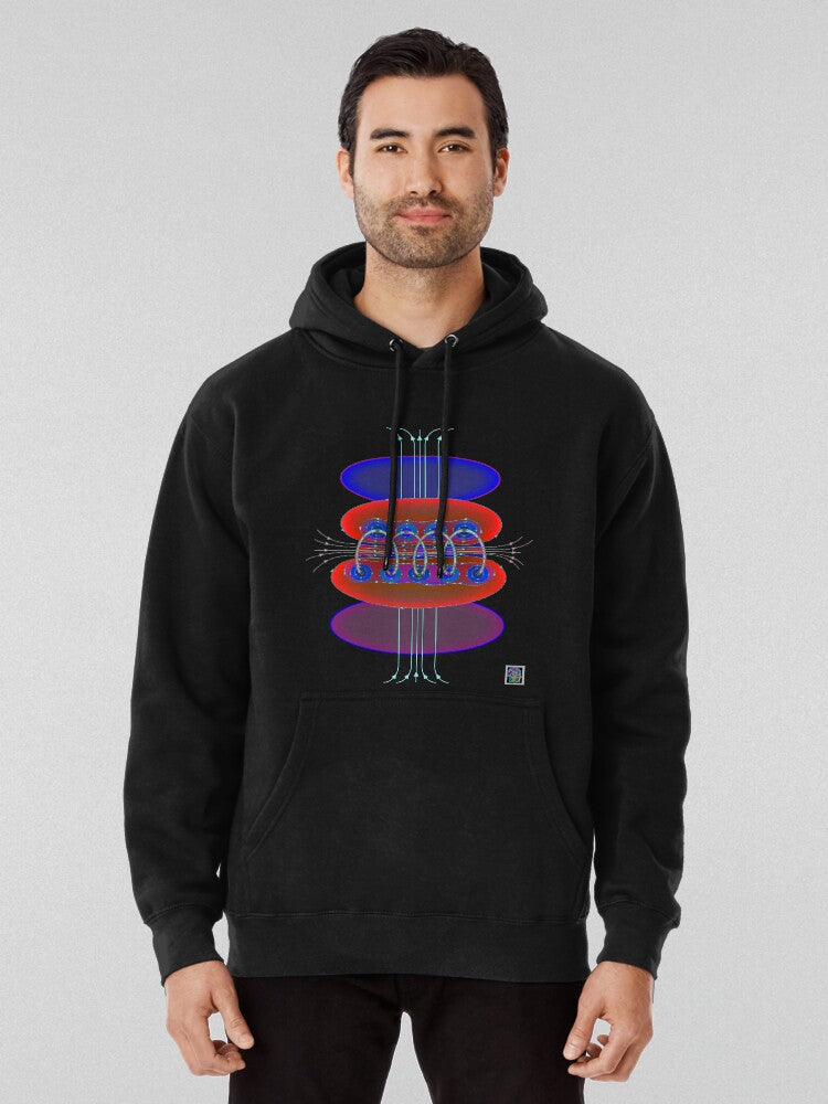 Magnetic Flux Flux Premium Hoodie - Physics & Engineering Apparel Black