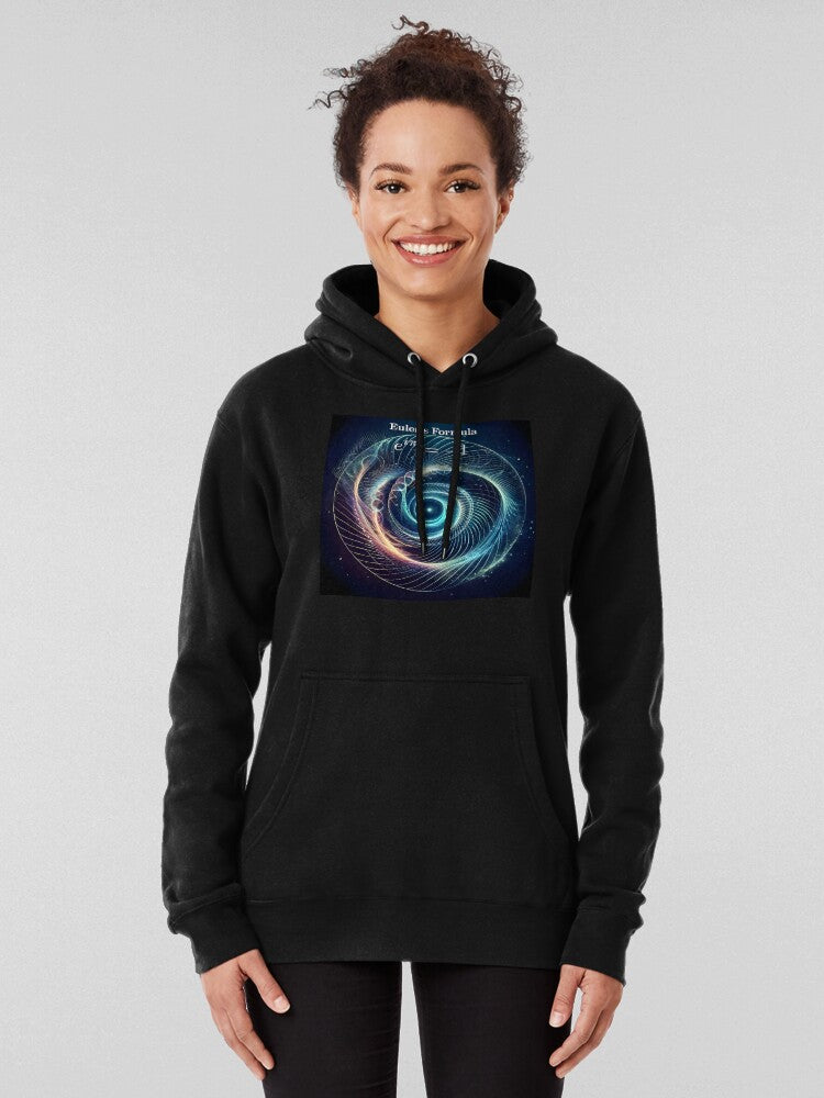Euler's Formula Harmonics Hoodie - Mathematical Science Apparel Black