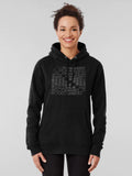 Lissajous VII Waveform Hoodie - Math Science Graphic Apparel Royal Heather