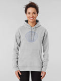 Spherical Harmonic Physics Hoodie - Maxwell Science Equation Heather Grey