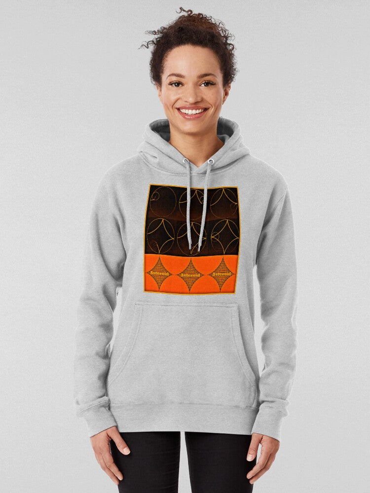 Asteroid Space Exploration Hoodie - Astronomy Graphic Apparel Heather Grey