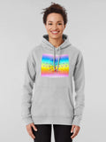 Neurographic Network Hoodie - Brain Science Connectivity Art Heather Grey