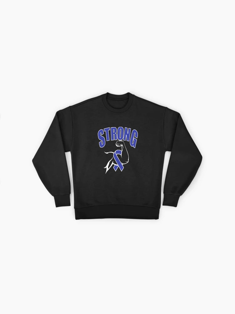 Stomach Cancer Awareness Ribbon, Periwinkle Support Sweatshirt