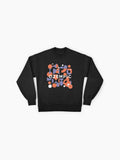 Ozempic Pattern Vintage Classic Sweatshirt, All-Over Print Oversized Top