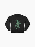 Splattered Plankton Art Sweatshirt | Unique Abstract Oversized Top