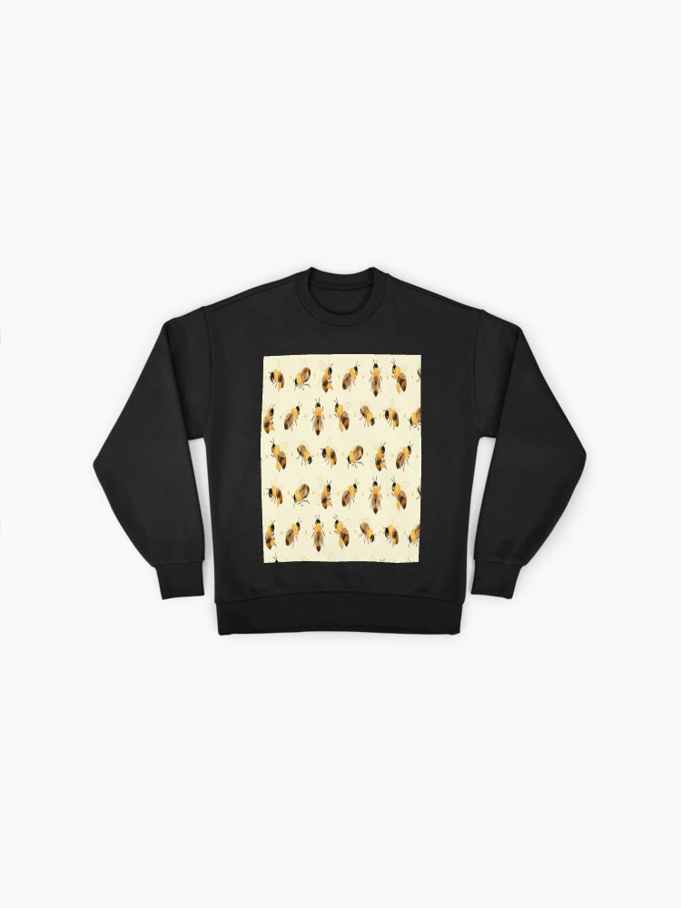 Honey Bees Graphic Sweatshirt, Save The Bees Nature Lover Apparel