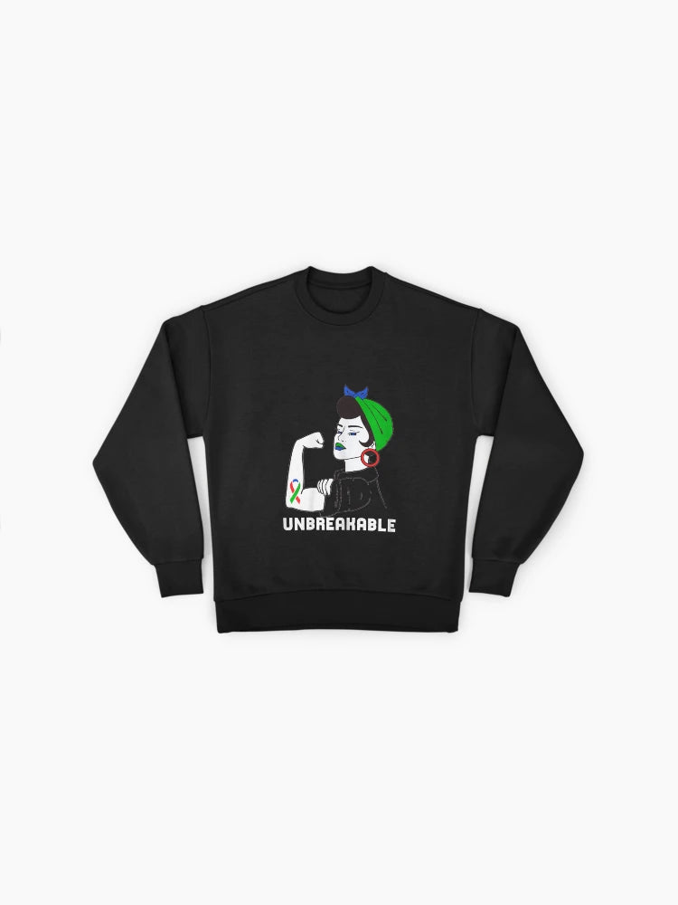 Unbreakable Autism Mom Sweatshirt, Strong Autism Awareness Gift
