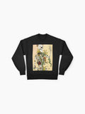 Floral Skull Graphic Sweatshirt, Bones and Botany Pullover