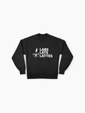 Labs Lattes & Lattes, Dog & Coffee Lover Oversized Sweatshirt