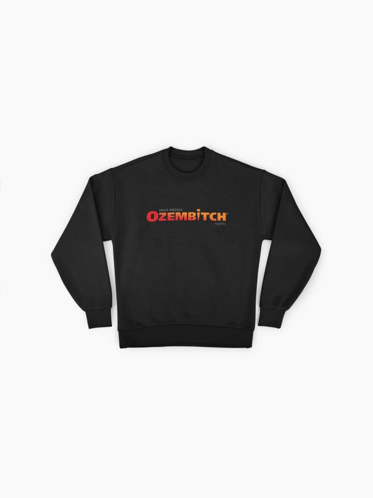 Funny Ozempic "Ozembitch" Joke Sweatshirt, Humorous Oversized Top