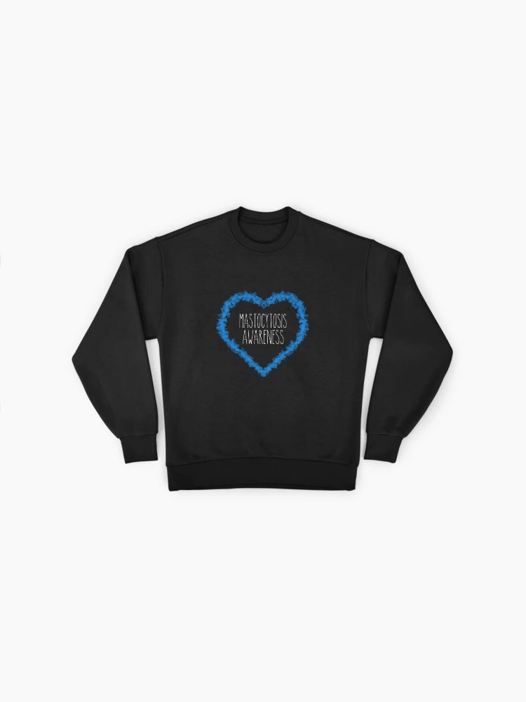 Mastocytosis Awareness Heart, Premium Support Warrior Sweatshirt