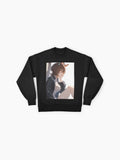 Agnes Tachyon Rain Reflection Sweatshirt, Moody Anime Girl Graphic