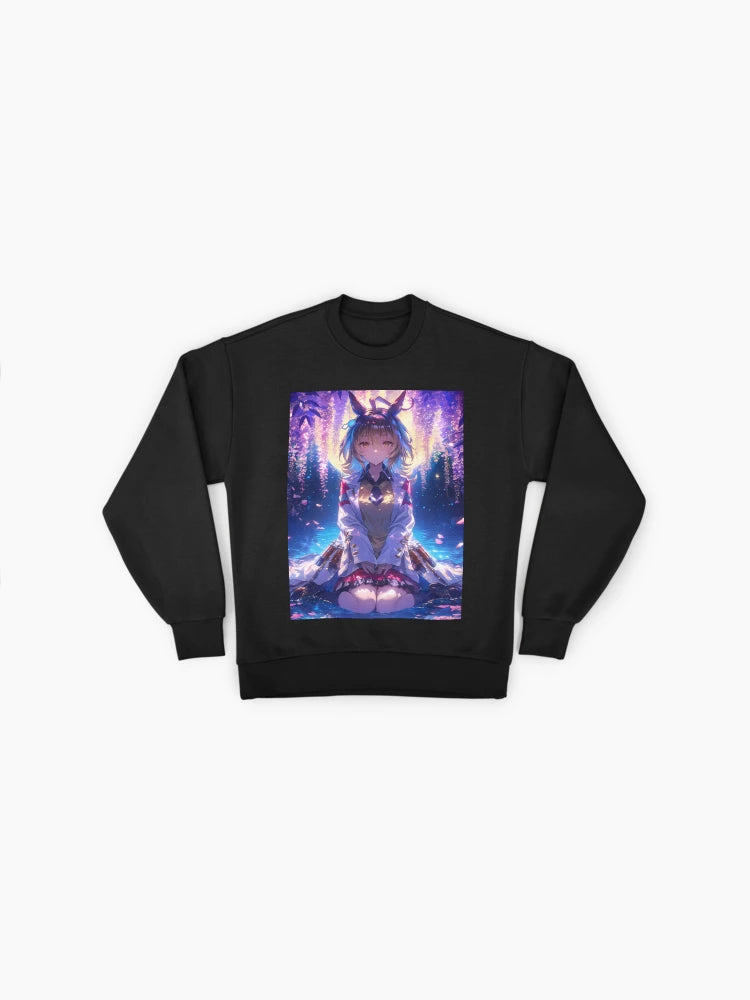 Agnes Tachyon Wisteria Dreamy Anime Sweatshirt, Fantasy Graphic Top