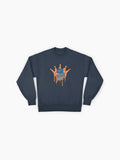 Crown Strong, Royal Empowerment & Strength Oversized Sweatshirt