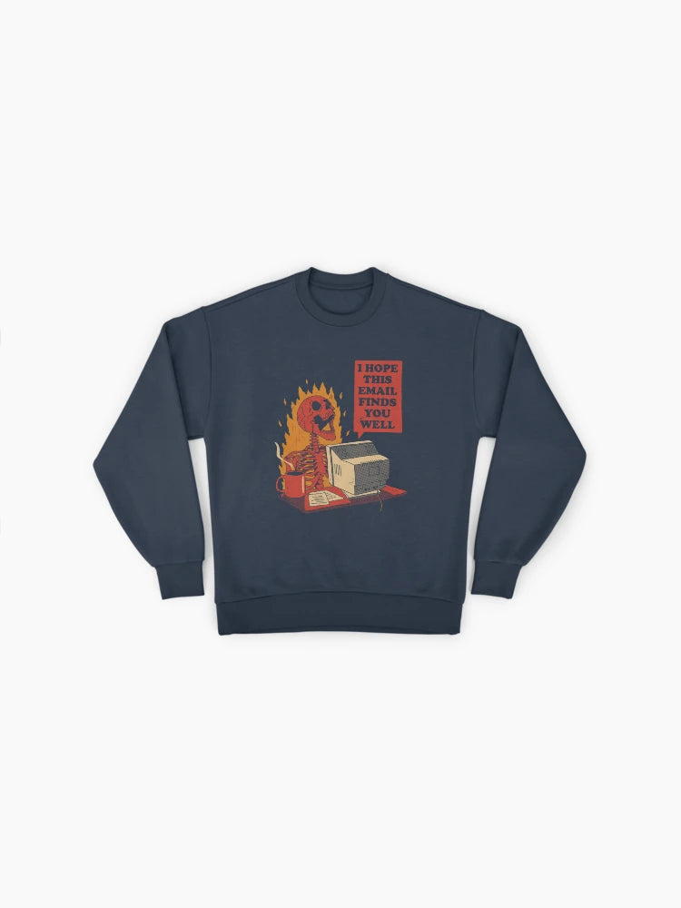 'You Got Mail' Nostalgic Graphic, Premium Oversized Sweatshirt