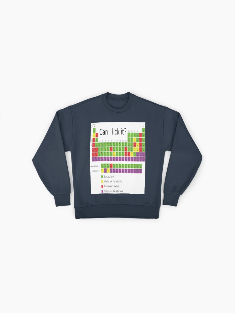 Funny "Can I Lick It?" Sweatshirt | Premium Oversized Comfy Top