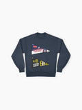 Hollanov Team Pennants Graphic, Fictional Sport Sweatshirt