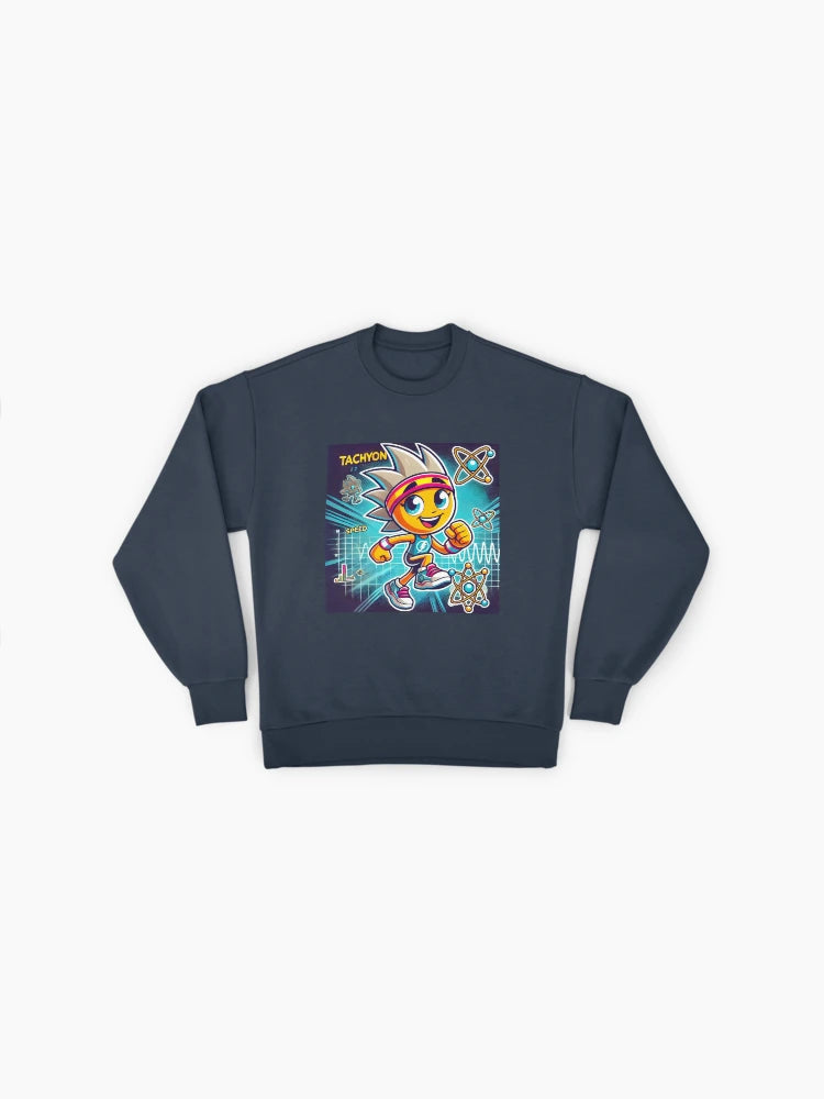 Tracy Tachyon FTL Physics Wordplay Sweatshirt, Funny Science Gift Top