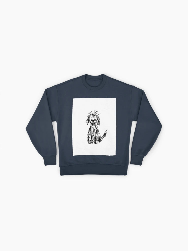 Dog Days of Summer Sweatshirt, Relaxed Canine Lover Graphic Top