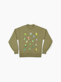 Cute Frog Pack Sweatshirt | Adorable Amphibian Lover Oversized Top