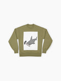 Hammerhead Shark Graphic Sweatshirt, Marine Biology Ocean Life Top