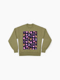 Happy Axolotl Oversized Sweatshirt, Cute Kawaii Animal Lover Gift