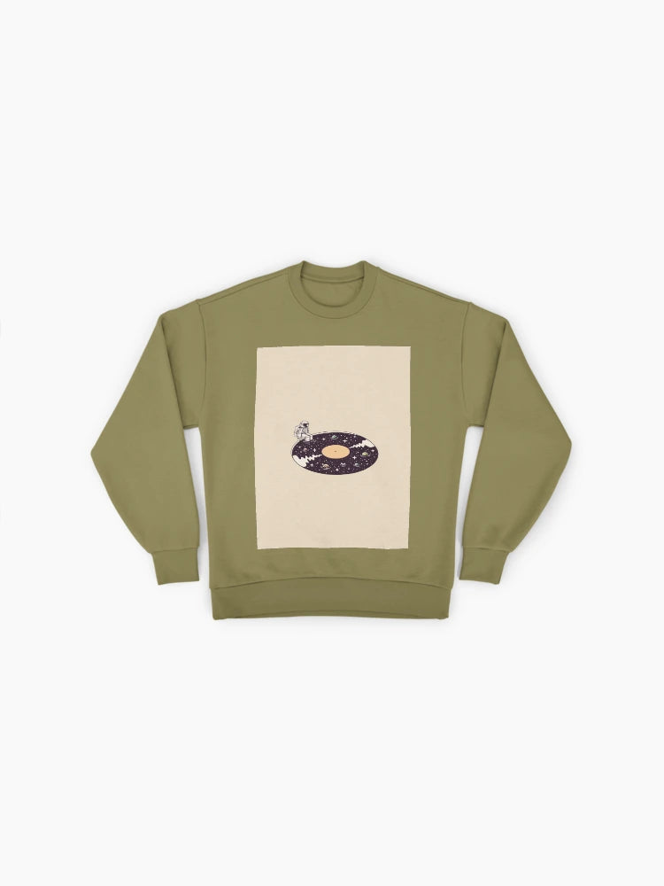 Premium Cosmic Sound Sweatshirt, Abstract Graphic Pullover