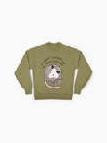 Live Laugh Love" Opossum, Funny Trash Animal Meme Sweatshirt