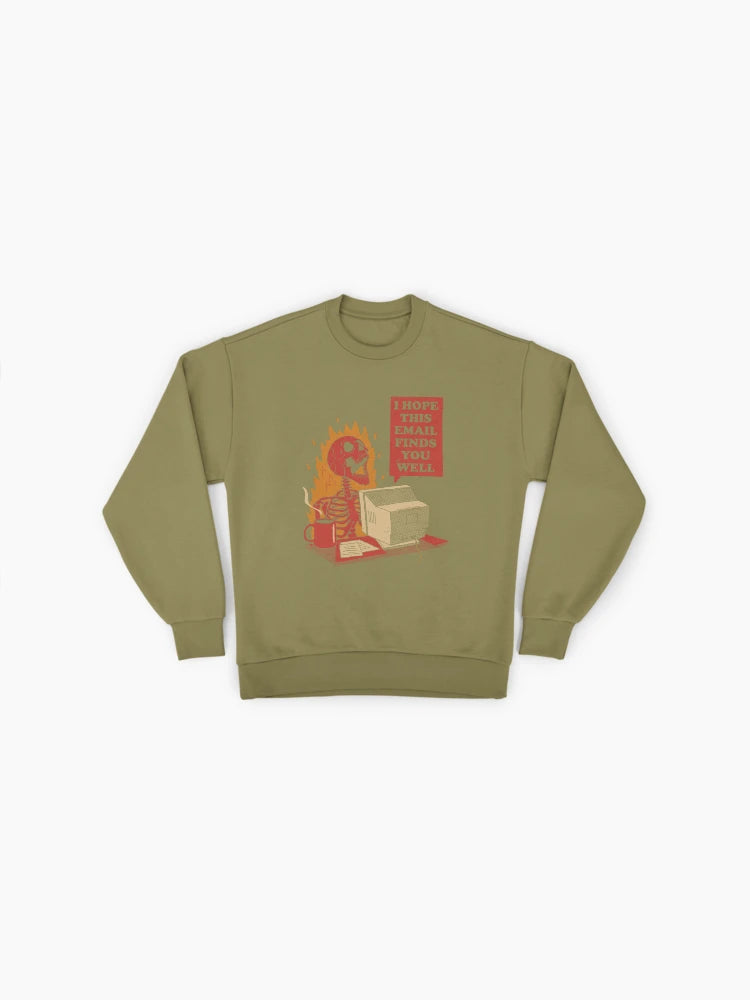 'You Got Mail' Nostalgic Graphic, Premium Oversized Sweatshirt