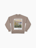 Monet "Pretty View" Art Sweatshirt | Impressionist Painter Oversized Top