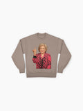 Betty White Middle Finger Sweatshirt, Funny Tribute Icon Top