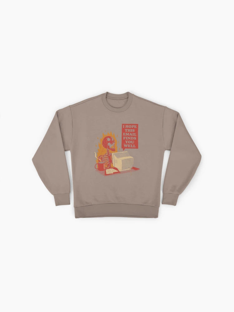'You Got Mail' Nostalgic Graphic, Premium Oversized Sweatshirt