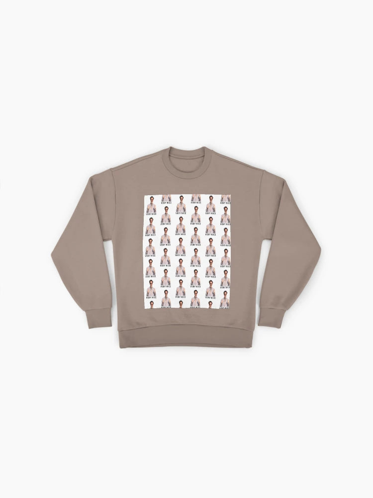 Borat "Very Nice!" Sweatshirt | Funny Movie Quote Fan Oversized Top