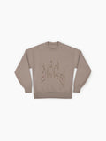Coquette Illustrated Bunnies Sweatshirt | Dainty Aesthetic Oversized Top